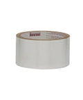 Nashua 322 HVAC foil tape roll, silver, 48 mm x 9 m, side view
