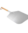 Thin Aluminum Pizza Peel With 13 And A Half Inch Wide By 16 Inch Long Surface And 8 Inch Wooden Handle For Indoor Oven And Outdoor Grillin Nonstick Transfer Paddle For Easy Pizza Bread And Pie