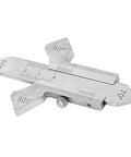 WJJDLLNP Calibre Vernier Caliper Manual Welding Gauge Stainless Steel Fillet Throat Gage for Measuring Reinforcement Digital with 60°, 70°, 80°, 90° angles.