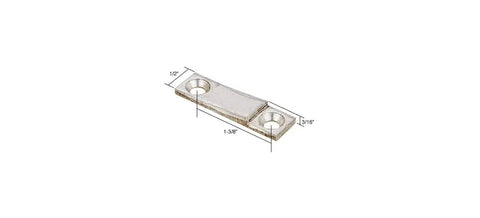 Heavy Duty Angled Strike Plate Non Handed Locking Handle Design For Casement Windows Built Tough For Easy Install With 1 3/8 Inch On Center Spacing And True 3/16 Inch Profile For Top Shelf Security And Smooth Operation