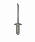 Premium Aluminum Steel Specialty Rivets Fastener Clip Kit 25 Pieces showing a single trim rivet for door panel repair.