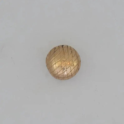 Gold Plated Shell Cabinet Knob Vintage Geometric Drawer Pull For Dresser Kitchen Furniture view from above with a shiny metallic finish.