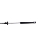 End view of 11Ft Control Cable CC20511 CCX20511 For 1979 And Newer Johnson Evinrude Outboard Motors Black Replacement Cable, New Condition