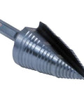 Ultimate Step Drill Bit Set For 7/8 To 1-3/8 Inch Holes With Double Fluted Design, Easy Read Step Markings, 3/8 Inch Hex Shank