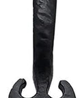Antique Cast Iron Cabinet Pulls 6.1 Inches Matte Black Two Pack Includes Matching Screws For Vintage Wooden Doors Gates Closets Furniture