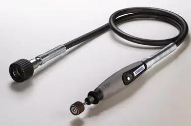 225 Flex Shaft Extension for rotary tools, flexible attachment for detailed work in tight corners, lightweight grip for cutting and sanding