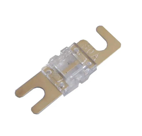 Tight Seal Badass In Line Mini ANL Fuse Holder Fits 4 6 8 Gauge AWG Wire With 80 Amp Afs Fuse Pack clear housing 80A fuse