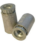 Two Machine Screw Anchors For Concrete 1/4-20 Thread Stainless 18-8 Heavy Duty For Hurricane Shutter And Sidewalk Bolts