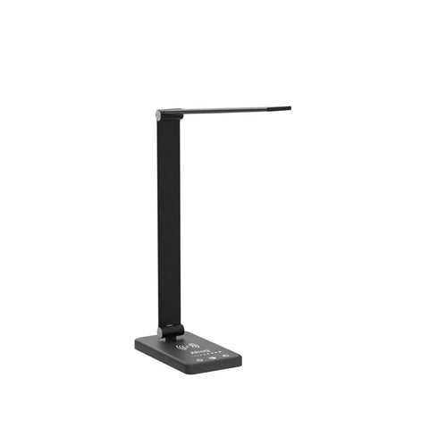 8 In 1 LED Desk Lamp With 10W Wireless Charger And USB Port Dimmable Office Table Lamp With 5 Color Modes 7 Brightness Levels 40 Minute Timer Reading Night Light For Bedroom