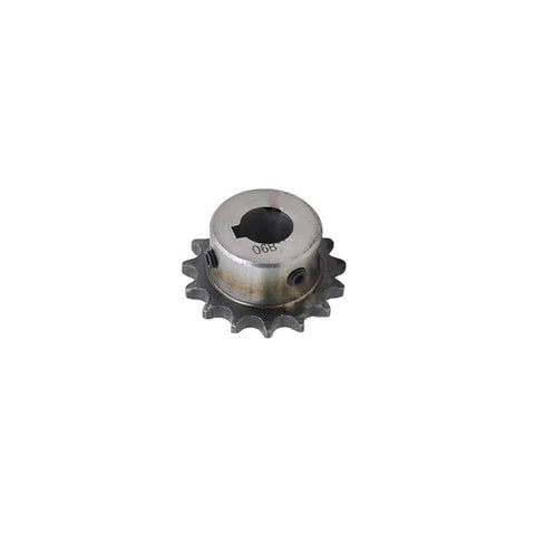 35 Chain Drive Sprocket Wheel With Twelve Teeth For 35H Roller Chain Three Eighths Inch Pitch Bore With Keyway Ten mm And Set Screws
