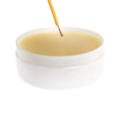 No Clean Solder Flux Paste For Electronics Lead And Lead Free PCB Bonding 2oz Jar Petrolatum Based With Resin Activator