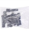 IP68 Waterproof M22 PG16 Cable Gland Connector With Spiral Flex Strain Relief, Lock Nut, Rubber Washer, 5-Piece Kit in plastic bag