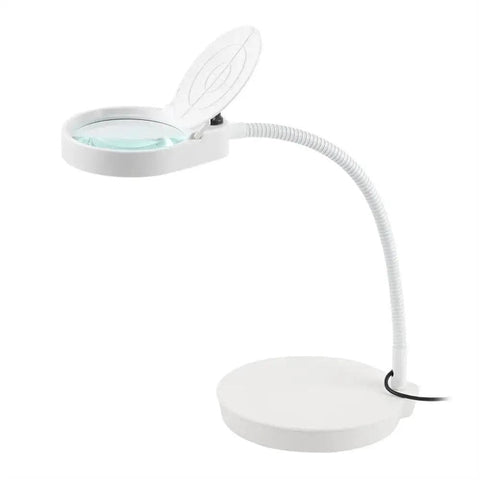 Portable Desktop Magnifier With 38 LED Ring Light Adjustable 5X 10X 15X 20X Magnifications For PCB Repair And Electronics Inspection