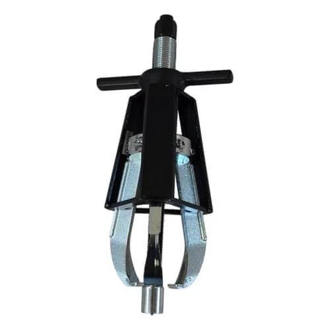 Heavy Duty 3 Jaw Puller With 4 Inch Reach 0.5 To 5 Inch Spread 5 Ton Capacity For Tough Auto And Industrial Jobs Centerbolt For High Torque Fast Setup Slim Jaws For Tight Spots Nut Recessed To Prevent Mushrooming