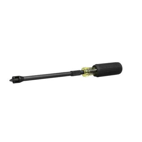 One Handed Phillips Screw Holding Screwdriver With 7 Inch Round Shank Cushion Grip Handle For Superior Torque And Comfort Precision Blade