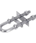 Heavy-Duty Marine Bow And Stern Eye Set With Nuts Made From 304 Stainless Steel, 3/8 Inch Diameter, 3 Inch Thread, Two Pack