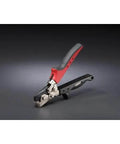Snap Lock Punch For Sheet Metal With Soft Touch Non Slip Handle And One Hand Operation For Effortless Locking Tabs On Duct Corners Using 7 To 1 Mechanical Leverage And Ergonomic Grips