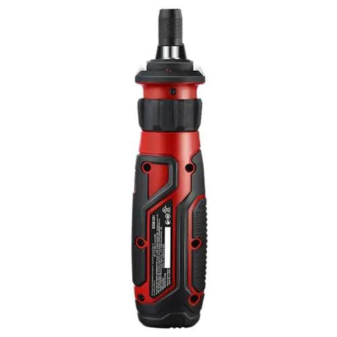 Rechargeable 4V Cordless Screwdriver With Circuit Sensor Technology For Safe Electrical Work Includes 9 Bits Bit Holder USB Charging