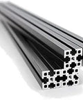 Black Anodized Aluminum Beams 15x15x300mm Pack Of 4 For DIY Prototyping And Electromechanical Builds, Lightweight Yet Rugged V2.0