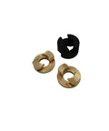 Slick Z Axis Lead Screw Decoupler With Oldham Coupling Fit For V Core 3.1 3D Printer Parts, three-piece brass and black set