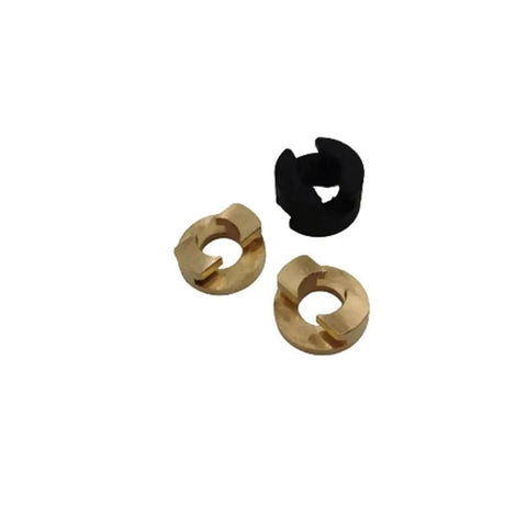 Slick Z Axis Lead Screw Decoupler With Oldham Coupling Fit For V Core 3.1 3D Printer Parts, three-piece brass and black set