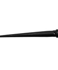 Broad-Head Bull Pin 1.25 Inch Forged Heat-Treated Steel With Black Finish Tether Hole Angled Head Made In USA Reduces Slippage
