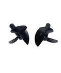 Close-up of 26mm three-blade propellers for Underwater Thruster Motor Engine 10000 RPM With 26mm Three Propellers 390 Brushed Motor 7.4V.