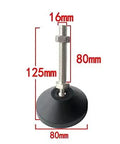 Beefy Heavy Duty Adjustable Leveling Feet For Machines And Furniture With 80mm Base And 16mm Thread 200mm Height Ideal For Industrial Equipment Benches Tables Shelves And Heavy Machinery Easy Install And Precise Height Stabilization For Level. 80mm base 16mm thread leveling foot