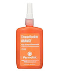 High Strength Removable Orange Threadlocker Liquid For Automobiles And Motors 36 Ml 3X Stronger Than Blue Stays Put In High Vibration Removable With Hand Tools For Easy Maintenance And Quick Repairs, front view