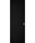 Interior Hidden Barn Door Sliding Kit With Concealed Hardware, 36 Inch By 84 Inch, Black Matte Finish Planum 0010 Aluminum Track System