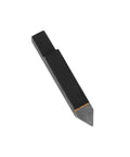 Close-up of a tungsten carbide tipped blade from the Pro Grade Multi Size Hole Cutter Kit With Dust Bowl For Power Drill.