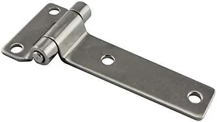 Sturdy Solid Forged Stainless Steel T Type Table Hinges Beefy Heavy Duty High Polished Finish For Wooden Cabinets And Doors Marine Boat Accessories