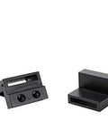 Sliding Barn Door Hardware Kit With I Shape Antique Rollers And Straight Track In Black Frosted Finish Supports Single Wood Doors Up To 105kg Track Lengths 4 5 6 8 10 12 13 15 16 Feet Includes 2 Hangers 2 Stoppers And Long Screws - black stoppers