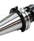 CAT40 ER25 2.5 Inch Projection Collet Chuck Tool Holder close-up, steel body compatible with CNC milling, nut diameter 1.65 inch