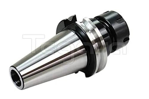 CAT40 ER25 2.5 Inch Projection Collet Chuck Tool Holder close-up, steel body compatible with CNC milling, nut diameter 1.65 inch