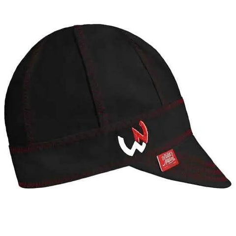 Side view of an 8 Panel Welding Beanie Cap For Protection 100% Cotton Duck Canvas Exterior Heavy Duty Welder Hat For Men Durable Comfortable