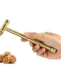 6 In 1 Mini Copper Hammer And Screwdriver Tool Set For Repairs On Drones, Phones, Laptops, And Watches, shown in hand