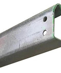 Vertical Garage Door Track 2 Inch Wide 76 Inch Long Perforated 045 Gauge Green Replacement For Most 7 Foot Doors Easy DIY Installation
