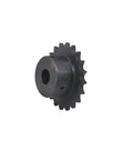 Heavy Duty 22 Tooth Sprocket Wheel For 35H Roller Chain With Set Screws Three Eighths Inch Pitch 18mm Bore A3 Steel Gear For Industrial Chains