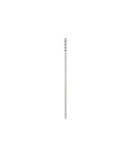 Irwin 18-inch wood drill bit with 1/4-inch straight shank, front view