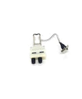 Top Tier Replacement Water Tank Pump Motor For Roidmi Eve Plus Robot Vacuum Cleaner Parts shown from the front, featuring connector and inlet ports.