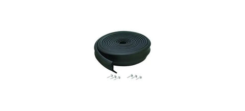 9 Foot Black Rubber Garage Door Bottom Seal For Weatherproofing And Draft Blocking That Stops Moisture Dust And Insects Easy Nail Or Screw Install Cut To Length For A Snug Fit Durable Outdoor Door Seal