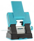 2 Hole Paper Punch With Adjustable 70Mm Or 80Mm Spacing And 6Mm Hole, sturdy design, handles up to 70 sheets, side view