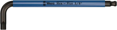 Blue L-Key from Hex-Plus 9-Piece Multicolor Imperial 2 L-Key Set With Wear-Resistant Markings And Clip BlackLaser Finish