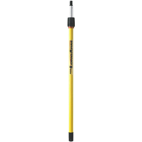 Pro Extension Pole 3 To 6 Ft With Twist-Lok Locking, External Chuck And Collet, Fluted Fiberglass Handle, Anodized Aluminum Slider That Won't Rust