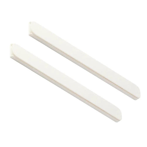 Self Adhesive Drawer Slides 10.39 Inch Guide Rails Peel And Stick Hardware, white glider tracks for cabinet upgrade.