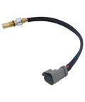 Speed Sensor For Hydraulic Systems KPPG12703A Compatibility Built Tough Workhorse Grade For High Vibration Precise RPM Monitoring Stable Signal Output For Pumps Motors And Heavy Machinery, black cable with brass tip and gray connector