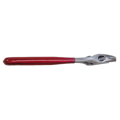 Side view of Adjustable Drive Wrench, Half Inch Jaw Capacity, Four Inch Length, with plastic dipped handle
