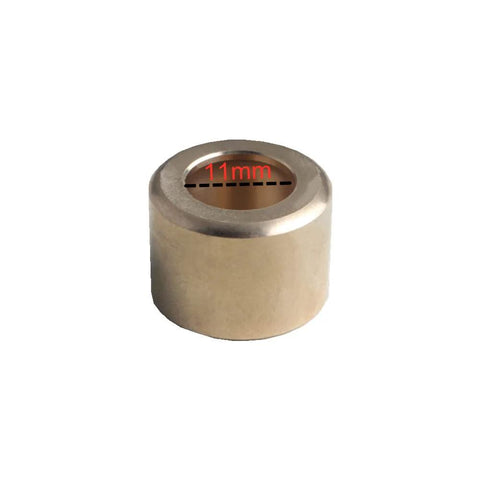 Brass shifter bushing, 11mm bore, for Mazda Miata MX-5 isolator cup (NA/NB/NC)