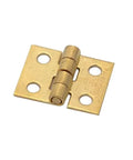 1 Set 1/12 Scale Tiny Dollhouse Door Hinges With 4 Pieces And 16 Screws For Totally Realistic Dollhouse Furniture Doors Cabinets And Diorama Decoration DIY Miniature Hardware